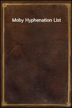 Moby Hyphenation List