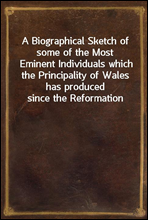 A Biographical Sketch of some of the Most Eminent Individuals which the Principality of Wales has produced since the Reformation