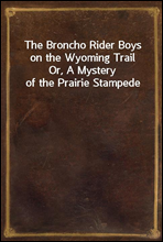 The Broncho Rider Boys on the Wyoming Trail
Or, A Mystery of the Prairie Stampede