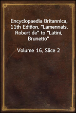 Encyclopaedia Britannica, 11th Edition, 