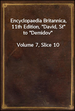 Encyclopaedia Britannica, 11th Edition, 