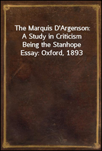 The Marquis D'Argenson