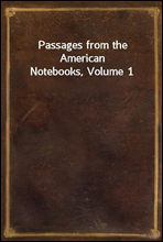 Passages from the American Notebooks, Volume 1