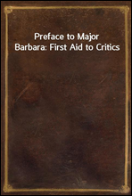 Preface to Major Barbara